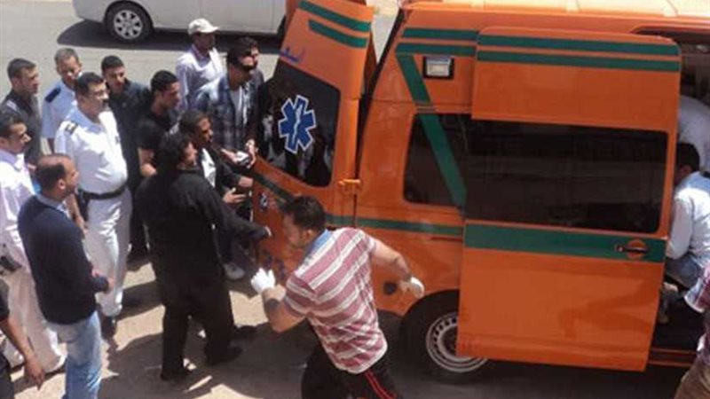 إصابة طالب صدمه ترام