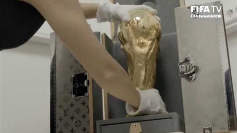 وصول كأس العالم إلى