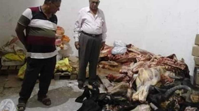 ضبط 1080 كيلو لحوم