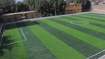 النجيل الصناعى يدخل ملاعب أسيوط.. 