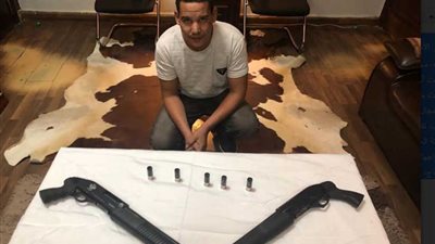 تاجر الأسلحة وقع في قبة مباحث الخليفة