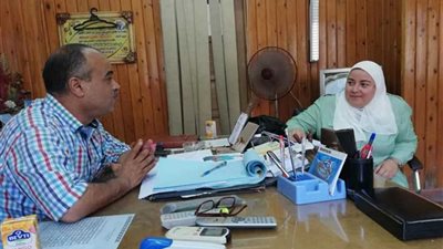 وكيل تضامن كفرالشيخ يستقبل وفد 