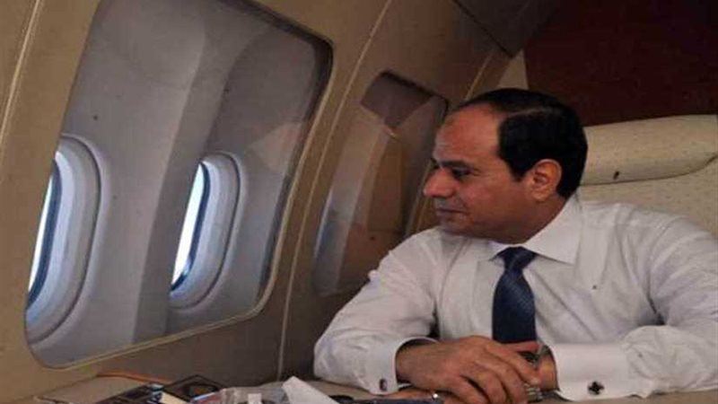 السيسي يغادر القاهرة