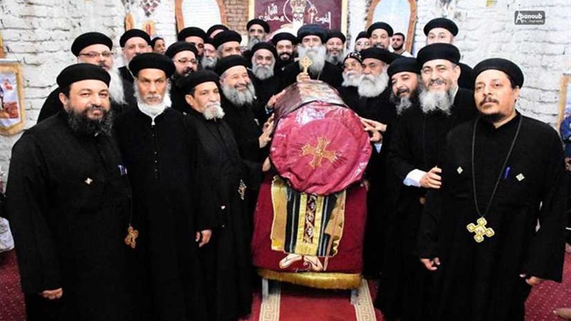 اكتشاف جسد القديس