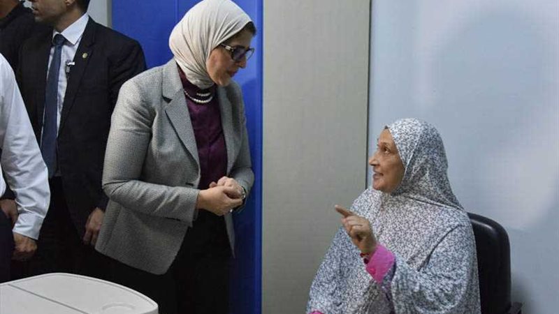 وزيرة الصحة تتفقد