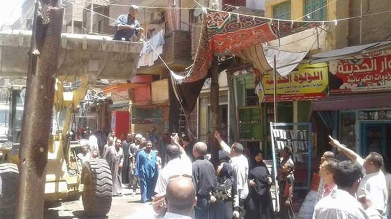 تحرير 13 محضر إشغال