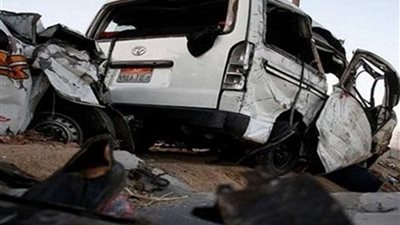إصابة 9 أشخاص في حادث تصادم بطريق أدفينا بالبحيرة