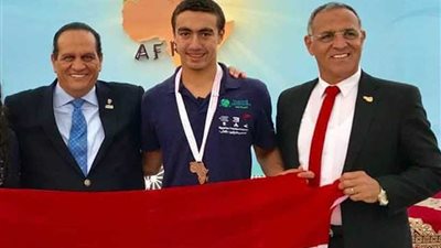 محمد طارق يتأهل لأولمبياد الشباب بالأرجنتين بعد تتويجه بذهبية دورة الألعاب الإفريقية