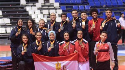 7 ميداليات متنوعة لمنتخب مصر للكاراتيه بدورة الألعاب الإفريقية للشباب