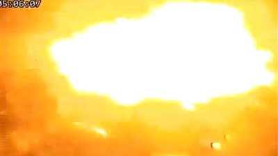 شاهد ..اللحظات الأولى للتفجير الإرهابي الذي ضرب السويداء