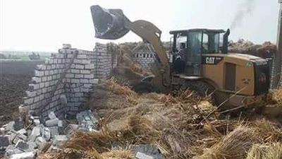 إزالة 8 حالات تعدٍ ضمن الموجة العاشرة بمركز المنيا