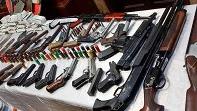 ضبط 123 قطعة سلاح ناري بحوزة 108 متهمين على مستوى الجمهورية