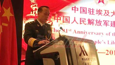 سفارة الصين تحتفل بالذكرى الـ91 لتأسيس جيشها بحضور ممثلين عن وزارة الدفاع المصرية 
