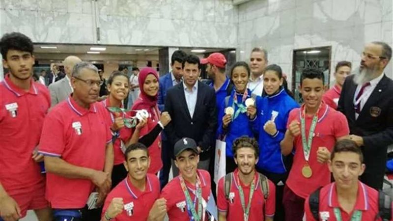 وزير الرياضة يستقبل