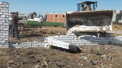 استرداد30 ألف متر من أملاك الدولة في حملة نفاذ القانون بالغربية