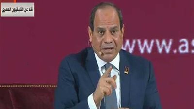 رسائل الرئيس السيسى للخليج من مؤتمر الشباب :أمنكم من أمن مصر