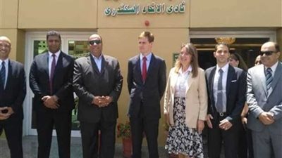 السفير البريطاني عقب زيارته للاتحاد السكندري: 
