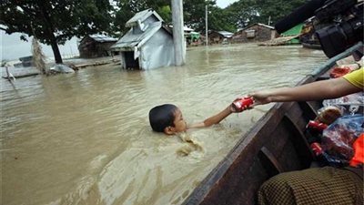 مصرع 11 شخصا ونزوح أكثر من 100 ألف آخرين بسبب الفيضانات الموسمية في ميانمار