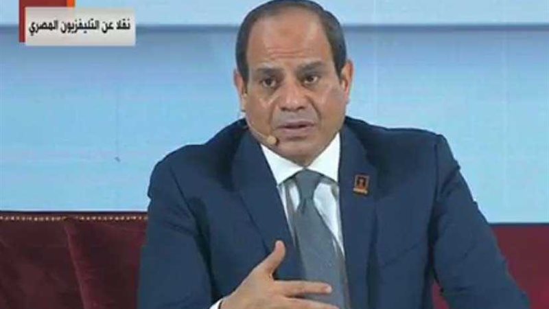 السيسي: نعمل على