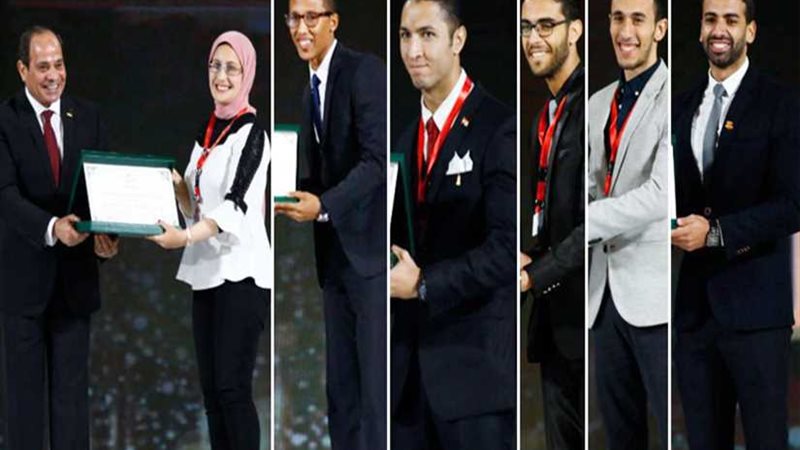 الرئيس السيسي يكرم