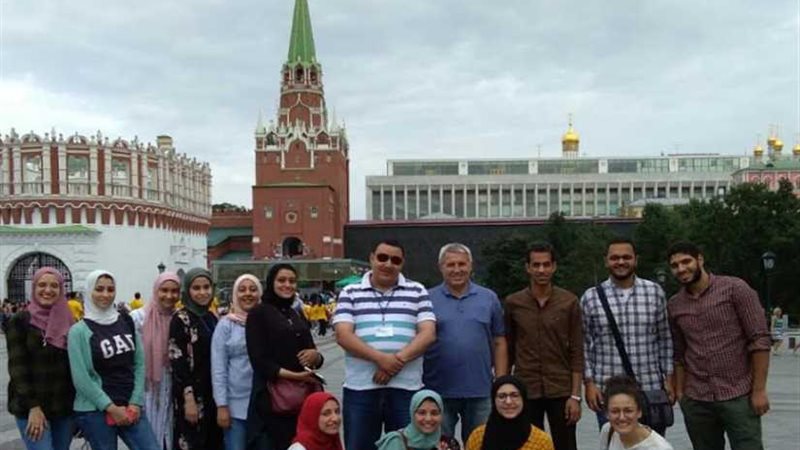 عودة وفد طلاب أسيوط