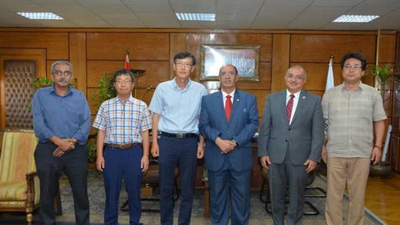 وفد جامعة كوريا تك