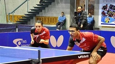 شباب مصر يحرزون لقب زوجي البطولة العربية لتنس الطاولة