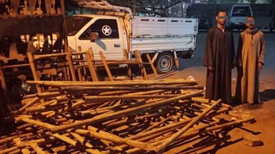القبض على سارقي الكوبري الإقليمي بالمعصرة
