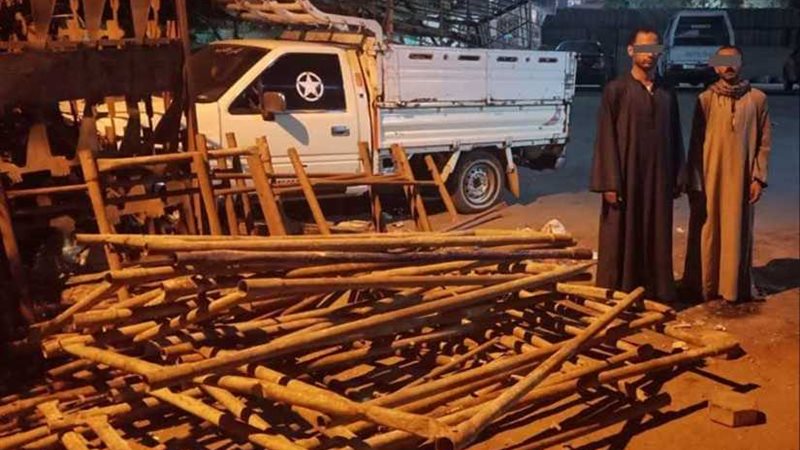 القبض على سارقي الكوبري