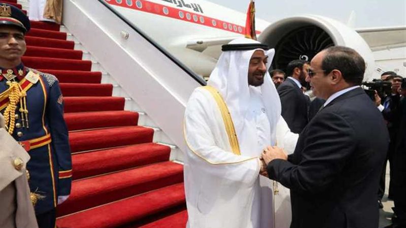 ولي عهد أبو ظبي يغادر