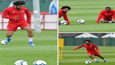 شاهد.. استعدادات محمد صلاح مع ليفربول لمواجهة 