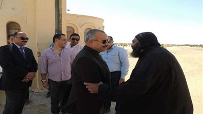 مدير أمن المنيا يتفقد الأديرة والأكمنة