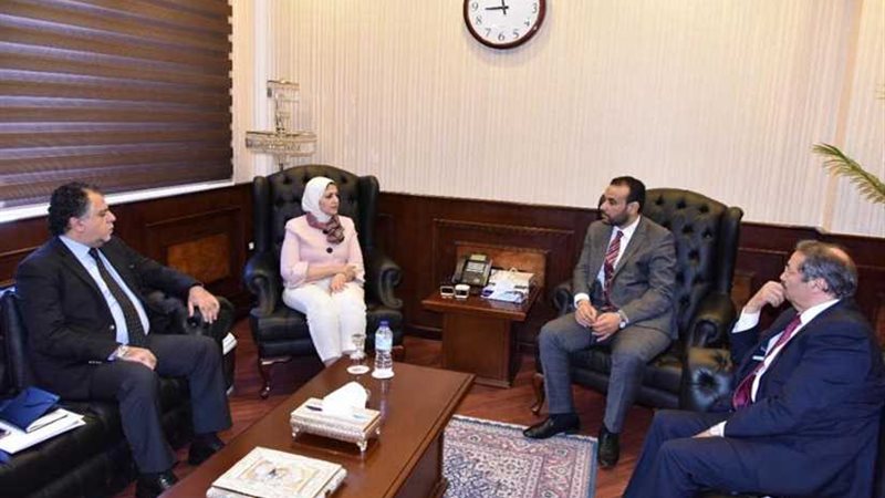 خلال استقبالها نظيرها