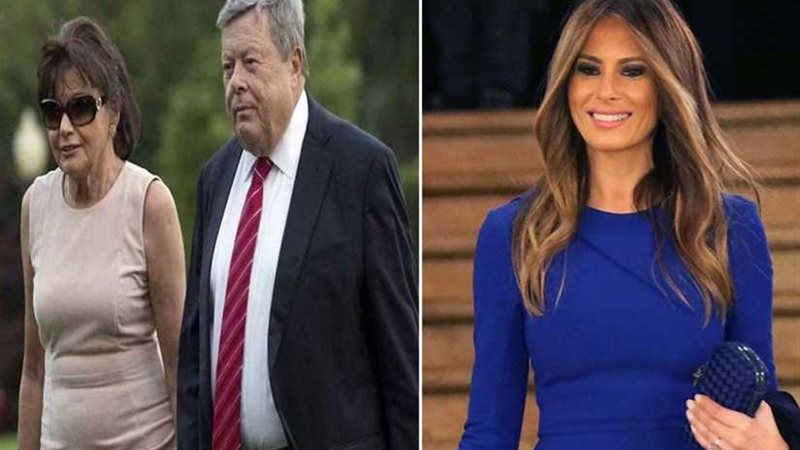 اليوم.. والدا ميلانيا