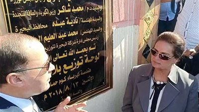 محافظ البحيرة تفتتح لوحة توزيع كهرباء البلاكوس بتكلفة 41 مليون جنيه