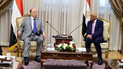 رئيس مجلس النواب يستقبل الرئيس اليمني السيد عبد ربه منصور هادي