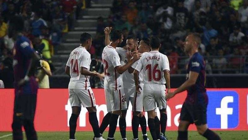 شاهد.. إشبيلية يفاجئ