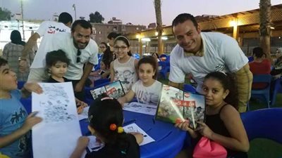 أطفال المنوفية يحاربون الإدمان بـ”الرسم“