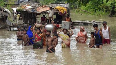 فقدان 11 شخصا جراء الفيضانات وسط الهند