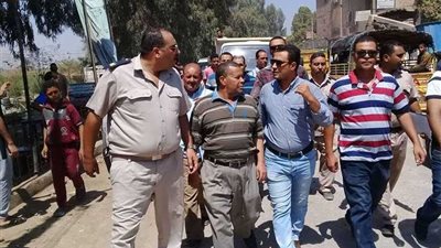 143 محضرا مخالفا للمعتدين على الطريق العام بمركز سمالوط