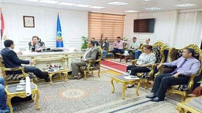 زيارة وفد الهيئة القومية للاستشعار عن بعد لتطوير وتنمية بحيرة إدكو