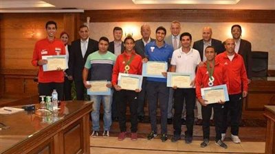 محافظ الجيزة يمنح 6 لاعبين شهادات تقدير لحصولهم على ميداليات أوليمبية