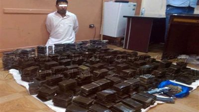 القبض على متهم متلبسًا بنصف طن حشيش بالإسكندرية