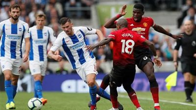 مانشستر يونايتد يسقط أمام برايتون 2-3 في الدوري الإنجليزي