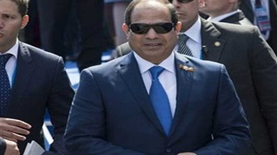 السيسي يغادر مسجد محمد كريم عقب أداء صلاة عيد الأضحى