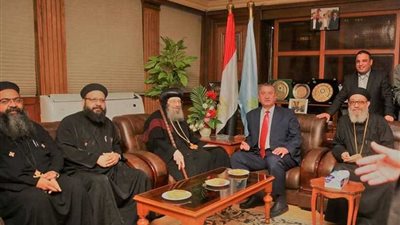 محافظ كفرالشيخ يستقبل الوفود لتبادل التهاني بعيد الأضحى