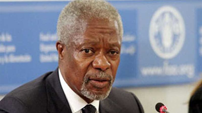 وفاة كوفي عنان عن