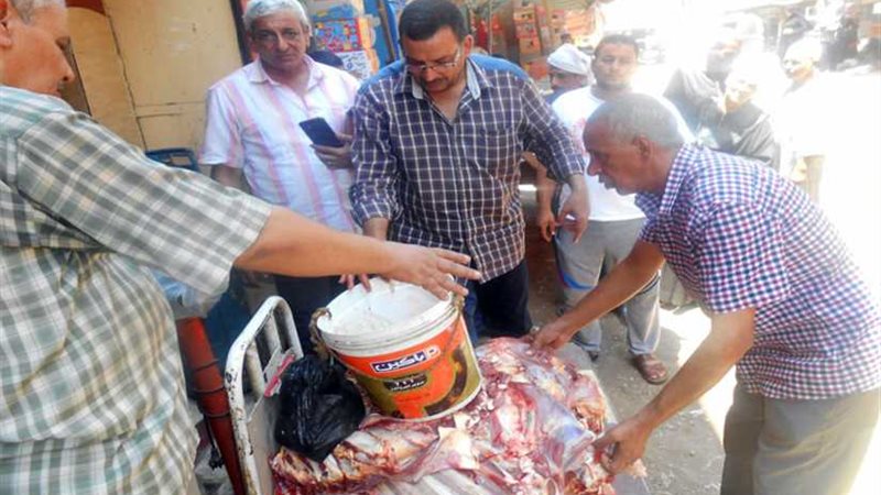 ضبط جزار يبيع لحوم