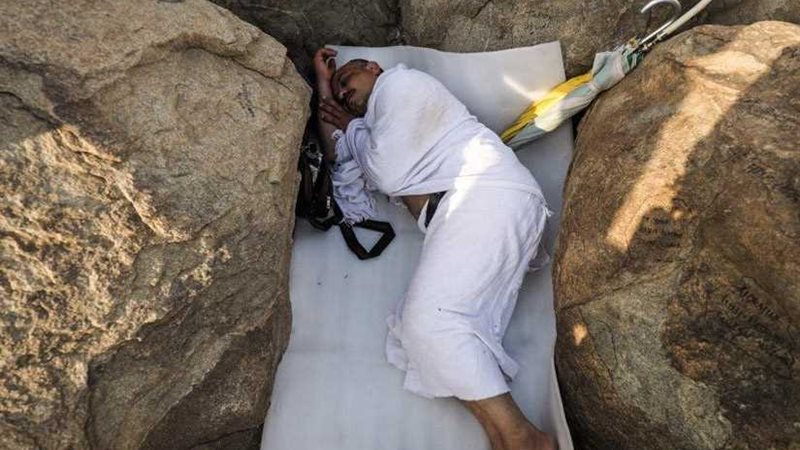 صورة أحد الحجاج على