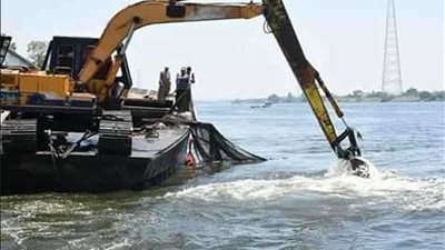 إزالة 62 تعديًا على نهر النيل بالبحيرة